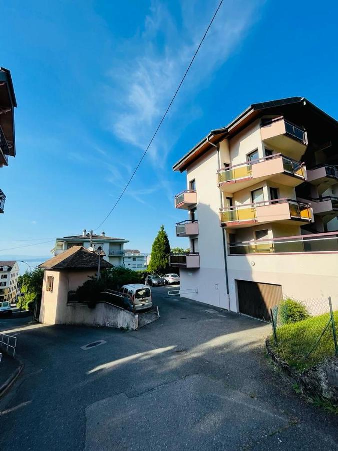 F2 Pres Debarcadere, En Centre Ville, Des Thermes Evian Les Bains 2 Etoiles Eksteriør billede